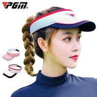 PGM Women Adjustable Sun Hat Summer Sunscreen Top Empty Caps Ladies Marathon Running Visor Velcro Golf Cap Tennis Cycling MZ019