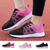 CODadoqkxDGE Ready Stock 35-40 Womens Sports Shoes 3 Colors Fashion Wild Casual Sports Light Breathable Running Shoes