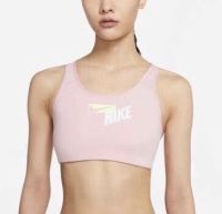 CZ4444-630 Sport Bra NIKE SWOOSH BRA MEDIUM SUPPORT สีชมพูกะปี