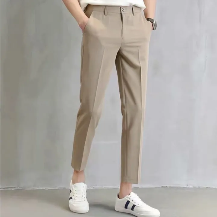 khaki trousers
