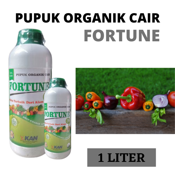 Fortune Pupuk Cair Penambah Bobot Padi Dan Anti Hama Tikus 1 Liter Pupuk Organik Cair Tanaman 1650