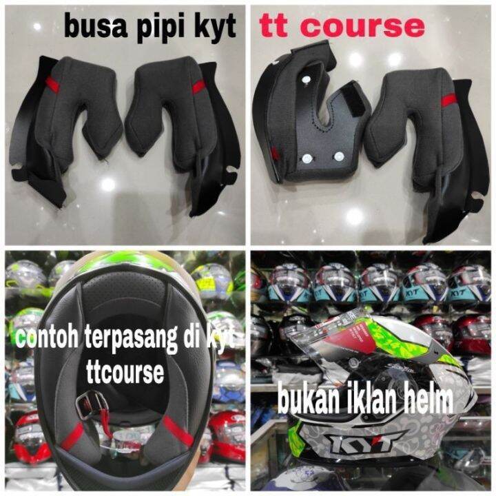 Cheek pad / Foam Helmet kyt TT course Lazada PH
