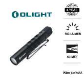 Đèn pin sử dụng hàng ngày OLIGHT I3T BLACK độ sáng 180 lumen chiếu xa 60m sử dụng 1 pin AAA (kèm theo) Đèn Đèn pin