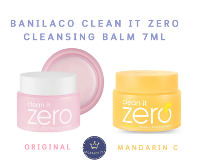 BANILACO : CLEAN IT ZERO CLEANSING BALM 7 ML Original / Mandarin หมดอายุ 2025