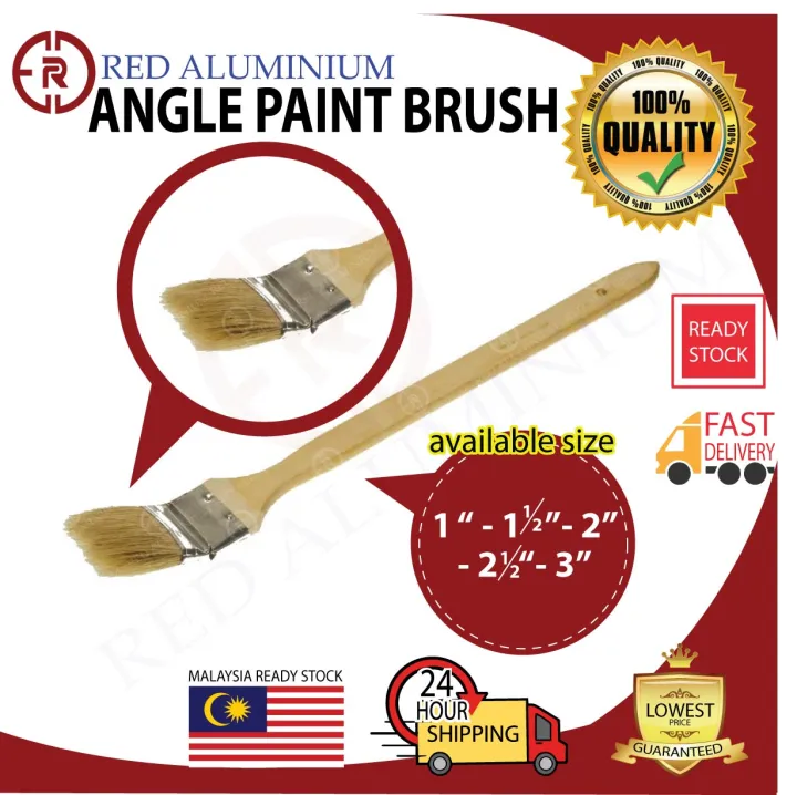 Angled paint brush paint brush Dog Leg Paint Brushes Wooden Handled Dog Leg Paint Brushes Lazada