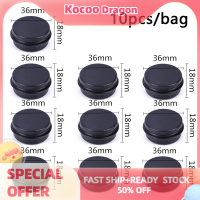 Kocoo 10pcs 10ml อลูมิเนียมดีบุก Jar สำหรับครีมบาล์มเล็บเทียนกล่องบรรจุเครื่องสำอาง