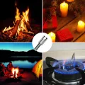 USB Electric Arc Lighter, Rechargeable Flameless Windproof Plasma 360° Flexible Elbow More Than 1000 Times Silence Spark Candle Lighter with Safety Case for BBQ Stovetops Fireworks Camping. 
