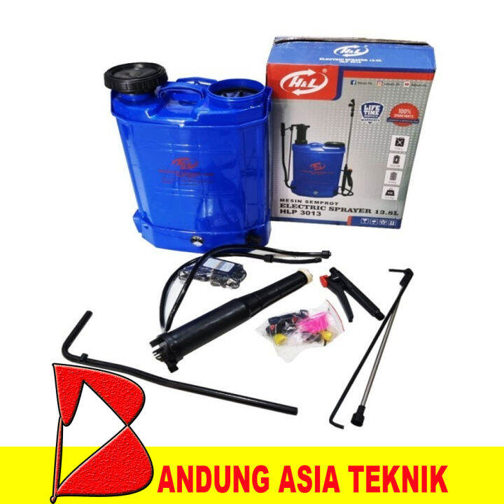 H L Mesin Sprayer Elektric Manual Semprotan Pertanian Electrik Charger Liter Tangki