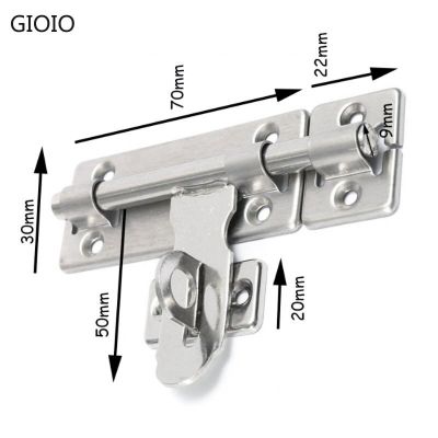 4-inch Stainless Steel Hardware Cylindrical Bolt Bolt  Pin  Padlock  Buckle Set for Locking Doors  Windows  Drawers  Cabinets Door Hardware Locks Meta