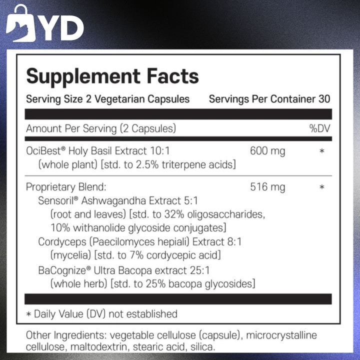 บำรุงต่อมหมวกไต-บรรเทาความเมื่อยล้าlife-extension-adrenal-energy-formula-1ขวด-60-เม็ด-สารสกัด-จาก-กะเพรา-ถั่งเช่า-และโสม