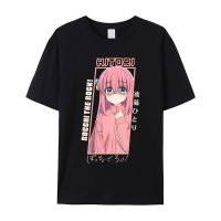 เสื้อยืดลายการ์ตูน Bocchi The Rock Tshirt เสื้อยืดผู้หญิงลายกราฟิกเสื้อสไตล์อานิเมะผู้หญิง