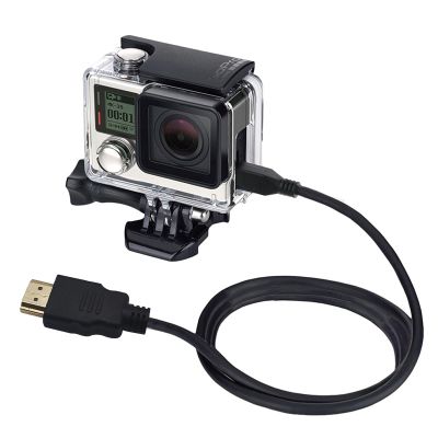PULUZ วิดีโอ19 Pin HDMI ไปยังสาย HDMI ขนาดเล็กสำหรับ GoPro HERO9สีดำ/8สีดำ/7 /6 /5 /4 /3 + /3, Sony, LG, Panasonic, Canon, Nikon,สมาร์ทโฟนและกล้องความยาว: 1.5ม