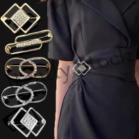 【hot sale】 ☃۞❧ B36 Skirt Dress Trousers Clothes Fixed Buckle Reusable Collar Trendy Multifunction Inlaid Zircon Waist Change Clip Brooch Pin