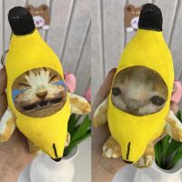 179cm Banana Crying Cat Happy Banana Cat Cry Meme Plush Toy Banana Cat Sound Pendant Keyring Cry Banana Cat Keychain Doll Toy