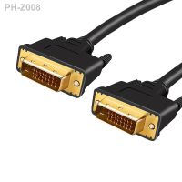 High Speed DVI Cable 1080p 3D Gold Plated Plug Male-Male DVI TO DVI 24 1 PIN Cable 1.5M 3M 5M for LCD DVD HDTV XBOX Monitor