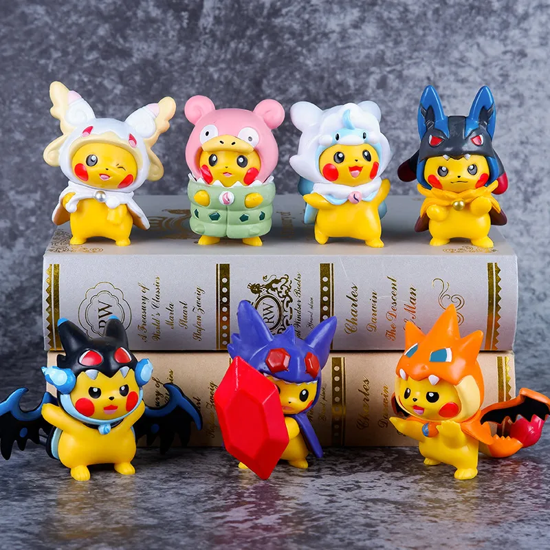 Ryomen Sukuna Cosplay Pikachu Pokemon Jujutsu Kaisen Resin Statue ...