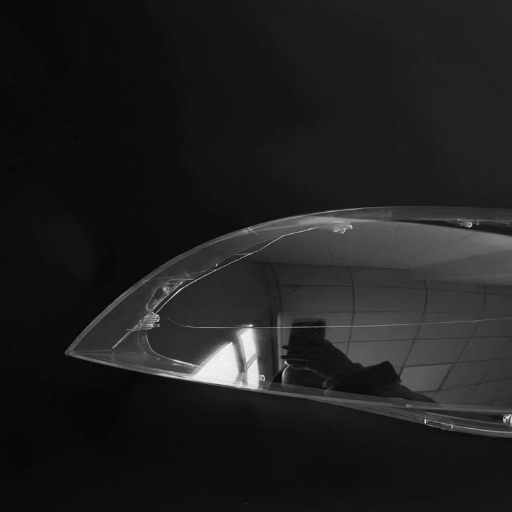 ฝาครอบโคมไฟไฟเปิดปิดอัตโนมัติสีโปร่งใสเลนส์กระจกไฟหน้ารถสำหรับ-volvo-v40-2017-2019ฝาครอบไฟหน้า