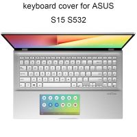 Newprodectscoming New Keyboard Covers for ASUS VivoBook S15 S532 FL S532FA laptops keyboards TPU clear anti dust Protectiv Silicone Skin washable