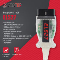 ELS27 Green PCB PIC24HJ128GP+FTDI Mircochip Multi-Language Works ELM327&amp;J2534 Pss-Thru ForMazda ForFord