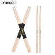Ammoon 3 Cặp Dùi Trống Gỗ 5A, Bộ Trống Gỗ Fraxinus Mandshurica Phụ Kiện