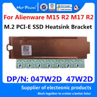 NEW original Laptop M.2 PCI-E SSD Support Bracket Adapter For Dell Alienware m15 R2 M17 R2 M.2 SSD Heatsink Bracket 047W2D 47W2D