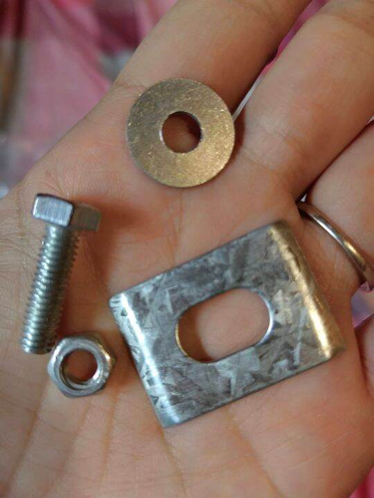 Clamp Set for Rabbit Cage, Clamp set bolt, nut, washer and Clamp