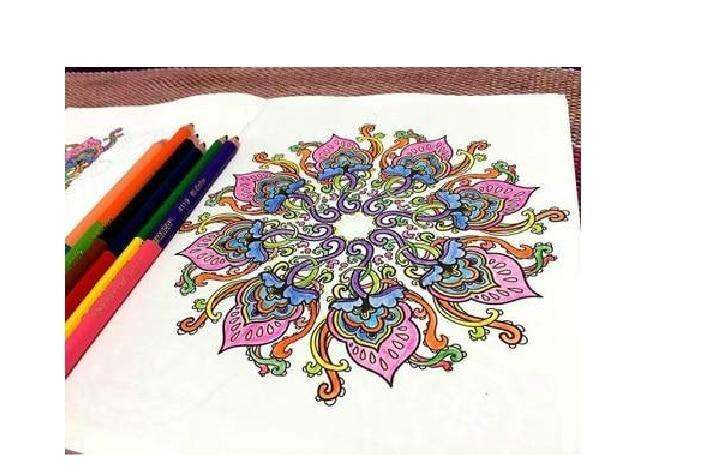 แรงบันดาลใจ-zen-50-mandalas-anti-ความเครียด-ปริมาณ3-หนังสือสีสำหรับผู้ใหญ่-art-หนังสือเชิงสร้างสรรค์9787508081465