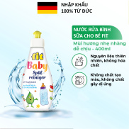 Combo 3 water wash baby bottles baby fit capacity 400ml safety for baby