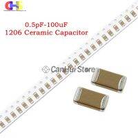 【YF】❈♟  100pcs 1206 SMD Chip Multilayer Capacitor 0.5pF - 100uF 2 3 4 5 6 7 8 9 pF 6.8nF 15nF 330nF 100nF 0.1uF 2.2uF 4.7uF 10uF