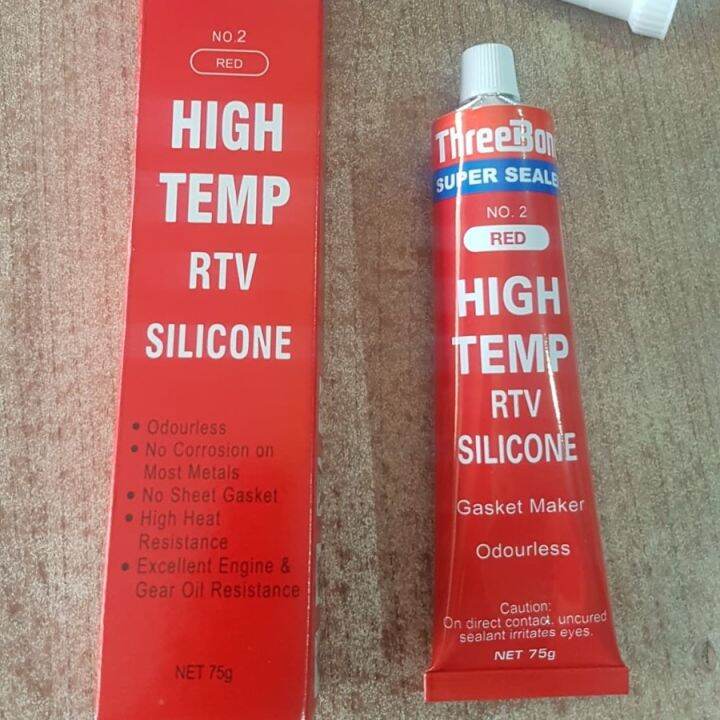 Lem Threebond High Temp Rtv Silicone Red Gr Lazada Indonesia