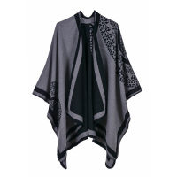 Luxury Brand Ponchos coat  Cashmere Scarves Women Winter Warm Shawls and Wraps Pashmina Thick Capes blanket Femme Scarf