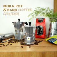 Moka coffee pot 300ml. หม้อต้มกาแฟ หม้อกาแฟ สด เครื่องชงกาแฟ กาต้มกาแฟ เครื่องทำกาแฟ เอสเพรสโซ่ มอคค่า แบบปิคนิค พกพา