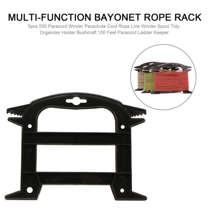 5pcs 550 Paracord Winder Parachute Cord Rope Line Winder Spool Tidy