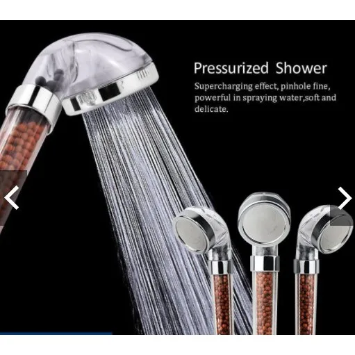 High Turbo Pressure Shower Head Powerful Energy Water Saving Filter