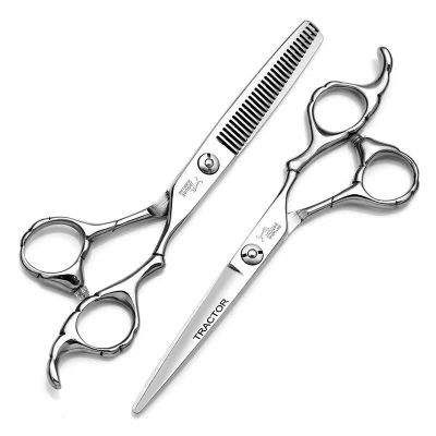 【Durable and practical】 German authentic TRACT0R Jungle Leopard hairdressing scissors special scissors for hair stylist