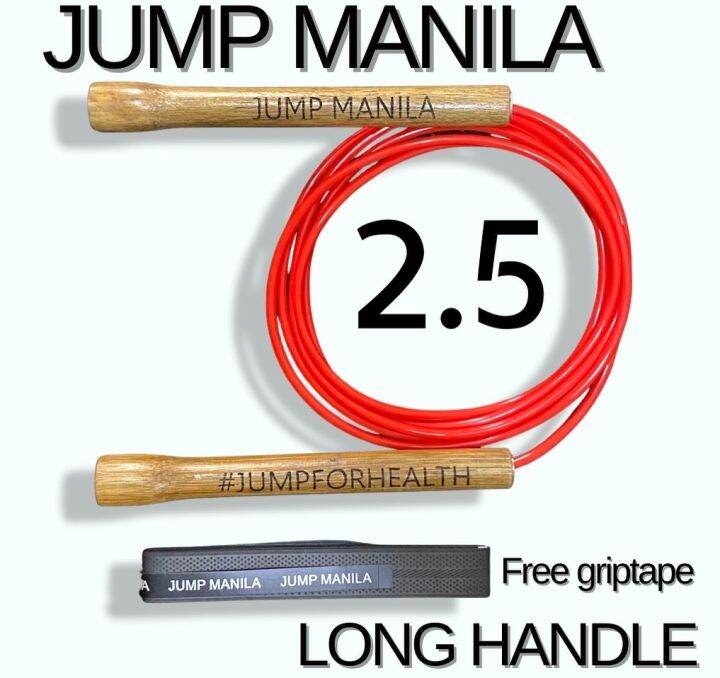 Jump Manila Rope 2.5 LONG HANDLE Lazada PH