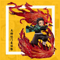 โมเดล Demon Slayer Tanjiro Hinokami Kagura (Hinokami Kagura Ver.) Sun Breathing 21cm Tanjiro Kamado Anime Kimetsu No Yaiba Figurine PVC Model Figure Flash Dance Figuarts ZERO ดาบพิฆาตอสูร