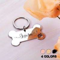 ♞ Personalized Pet Dog Tags Shiny Steel Free Engraving Kitten Puppy Anti-lost Collars Tag for Dog Cat Nameplate Pet Accessoires