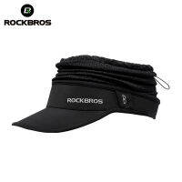 ROCKBROS ป้องกันแสงแดดในฤดูร้อนหมวกสำหรับขี่จักรยาน Ice Silk บางผ้าโพกศีรษะระบายอากาศได้ดีแห้งเร็วหมวกแก๊ปจักรยานซับเหงื่อ