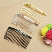 【YF】☍  10pcs/lot Inserted Comb Hair Accessories Plate Wide Iron