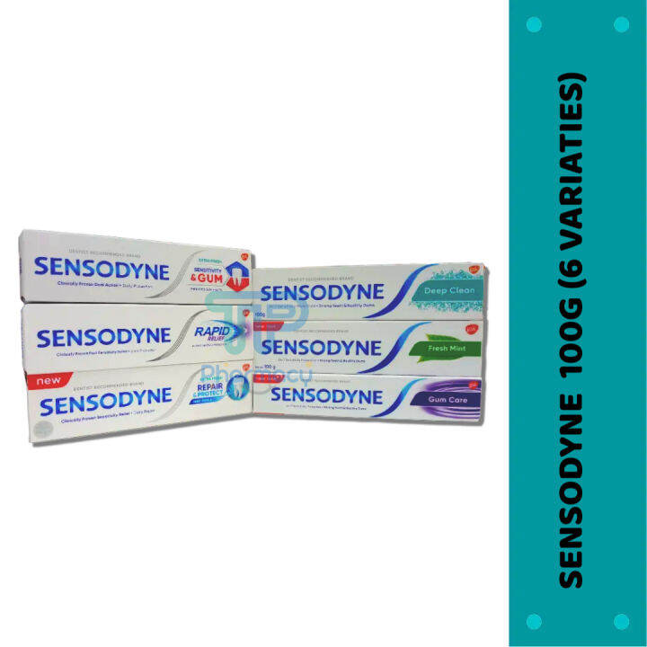 SENSODYNE TOOTHPASTE 100G (6 VARIETIES) Lazada
