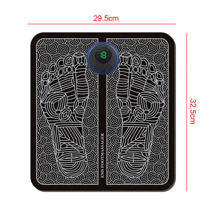 เครื่องนวดเท้า-เครื่องนวดไฟฟ้า-เครื่องนวดจุด-ems-ไมโครปัจจุบัน-ที่นวดไฟฟ้า-เบาะนวดไฟฟ้า-ที่นวดฝ่าเท้า-นวดเท้า8-โหมด-19-เกียร์-ใช้-20-30-นาทีก่อนนอน
