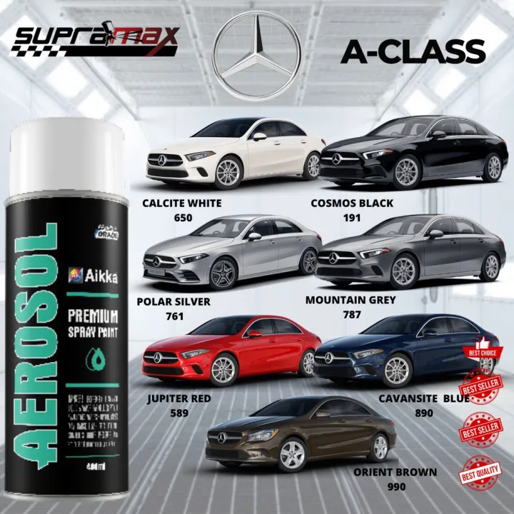 [Mercedes ACLASS] SUPRAMAX Aerosol Spray 2K Paint/ Car Body Touch Up