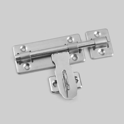 Door Lock 4 Inch  Barrel Bolt Latch Padlock Clasp Set Hardware Brushed For Locking Window Door Drawer Cupboard Stainless Steel Door Hardware Locks