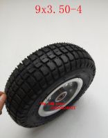 High quality 9 inch wheel 9x3.50-4 tires tyre Inner Tube and rim Combo for Gas Scooter Skateboard Pocket Bike Electric tricycle