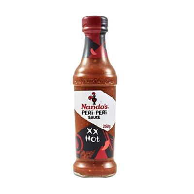 Import Foods🔹 Nandos Peri Peri XX Hot Sauce 250g นานโดส เพอริ เพอริ ซอสจิ้มไก่รสเผ็ดมาก 250 กรัม