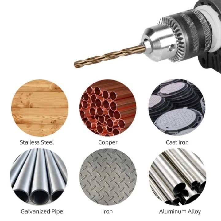 many-kinds-of-high-speed-steel-titanium-coated-twist-drill-bit-straight-shank-bit-hand-drill