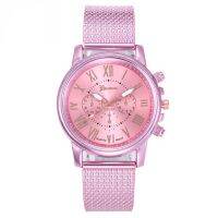 【YF】✠∋  Digital Ladies Fashion Geneva Roman Numerals Faux Leather