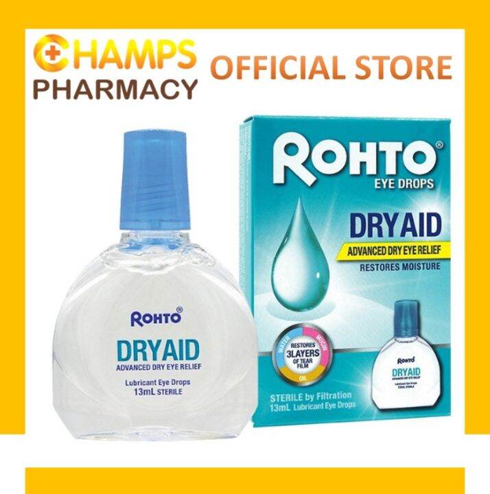 ROHTO EYE DROPS DRY AID 13ML Lazada