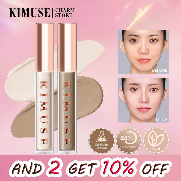 KIMUSE Liquid Brightener and Contour Stick Buildable Full Coverage